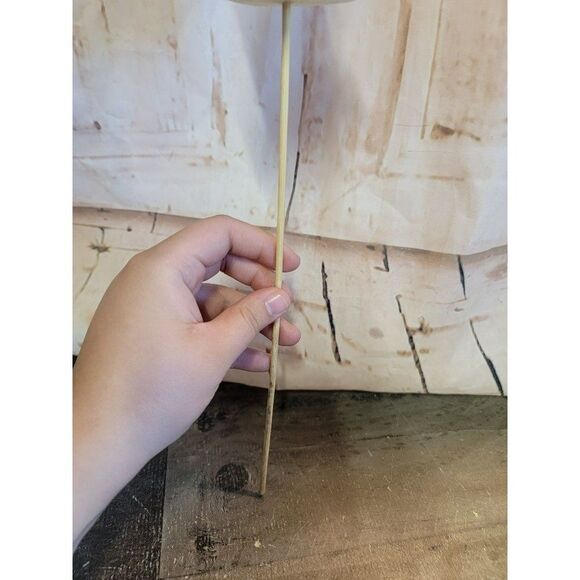 Glitter styrofoam snowman stake mini ornaments Xmas decor - Picture 6 of 6